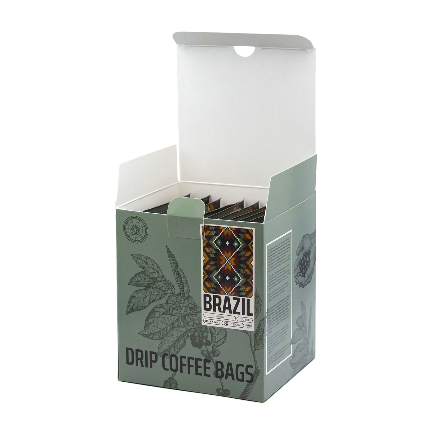 BRAZIL - 11 x 11g Drip Coffee Bags